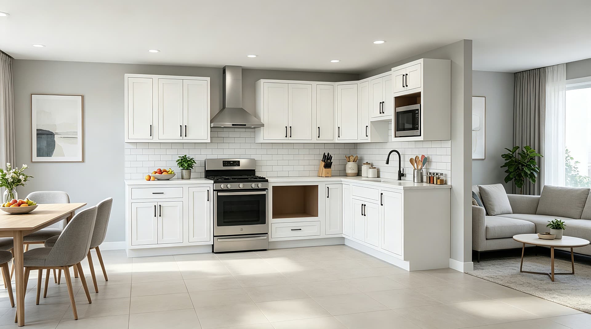 Inset Origami White
