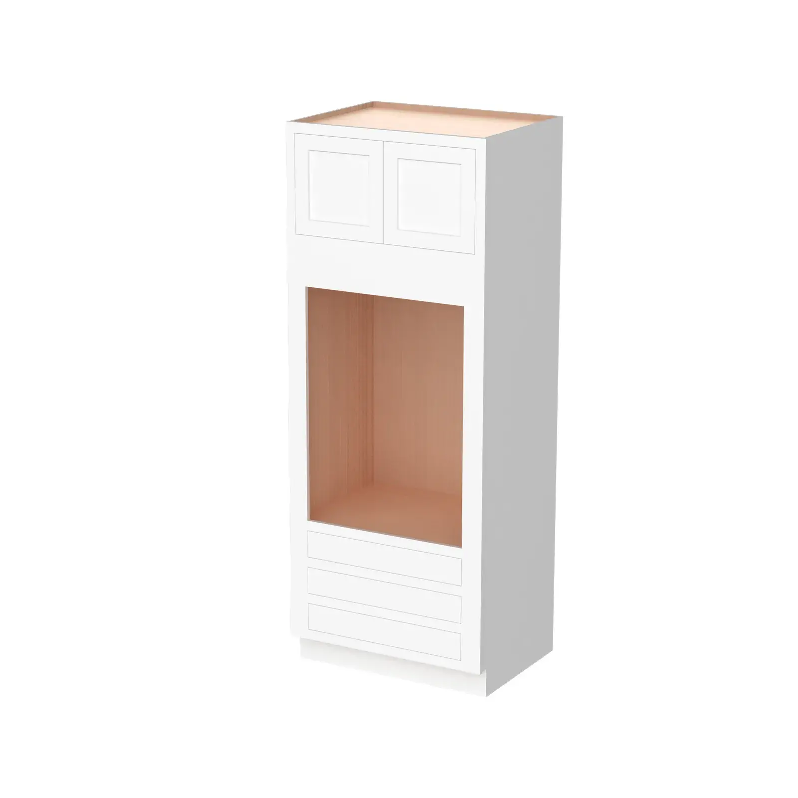 Oven Cabinets With Three Drawers