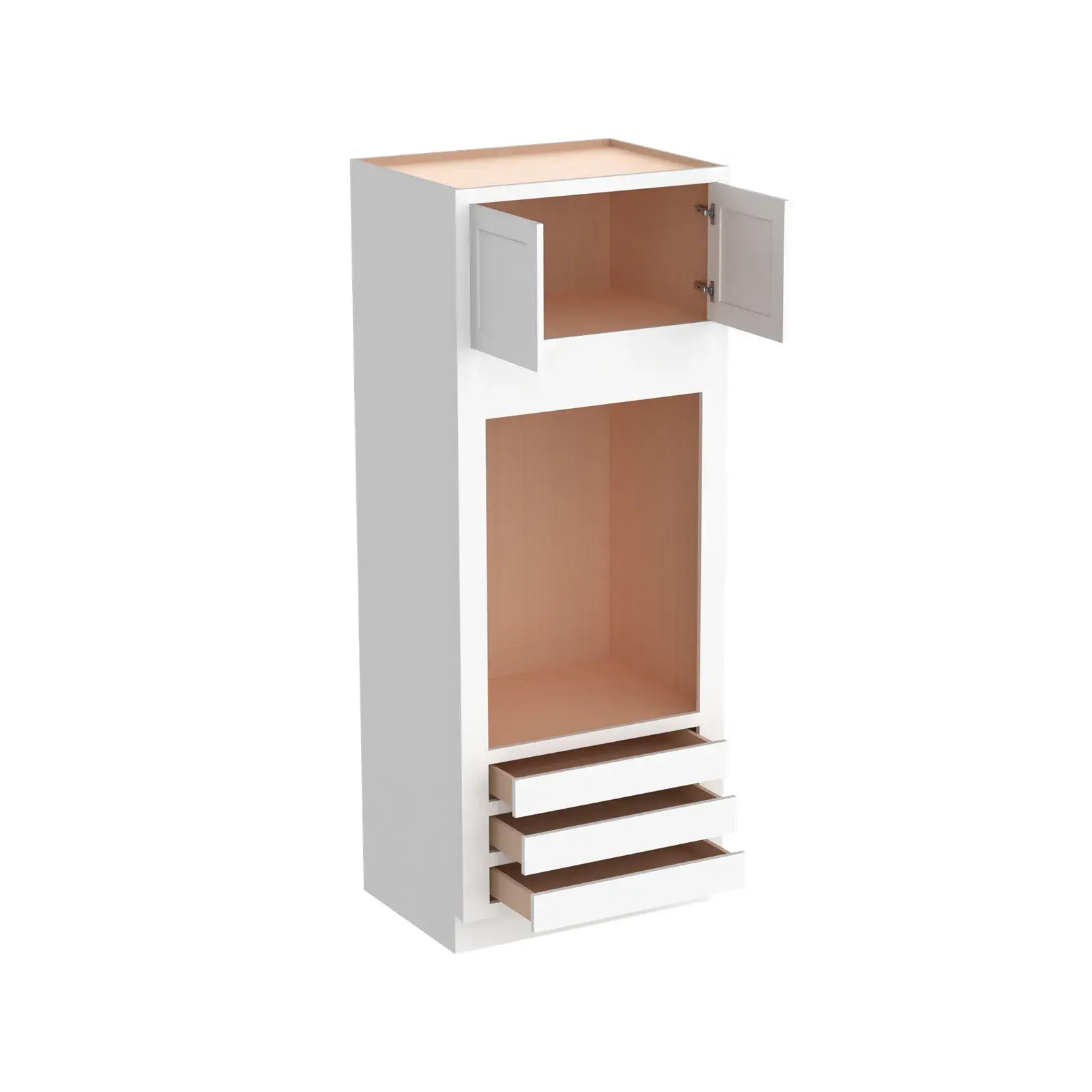 Oven Cabinets With Three Drawers