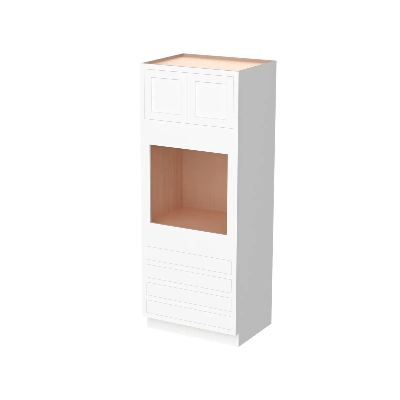 Oven Cabinets With Three Drawers