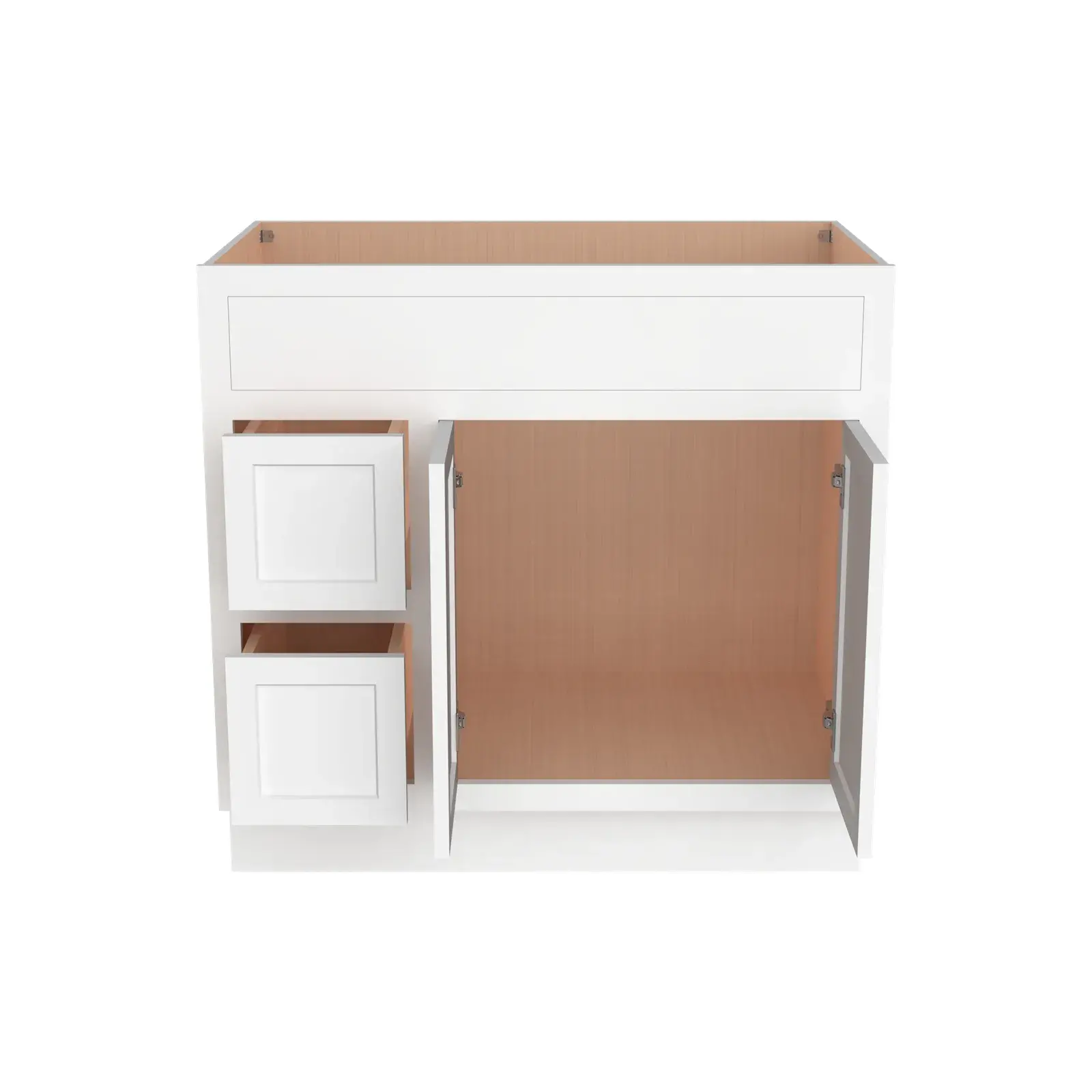 Vanity Sink Bases with 2 Drawers Left VA36-2DL