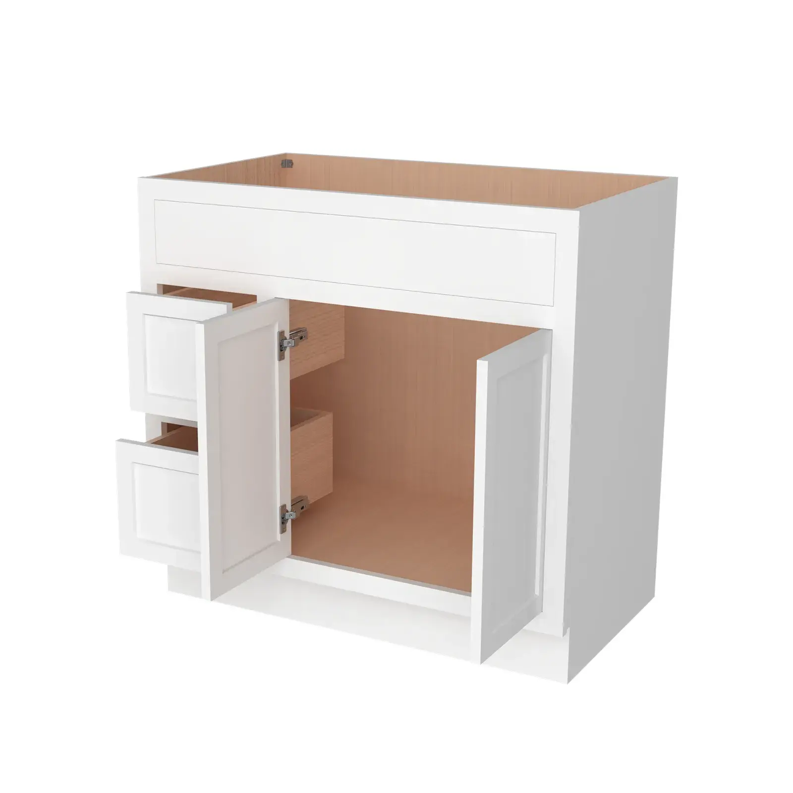 Vanity Sink Bases with 2 Drawers Left VA36-2DL