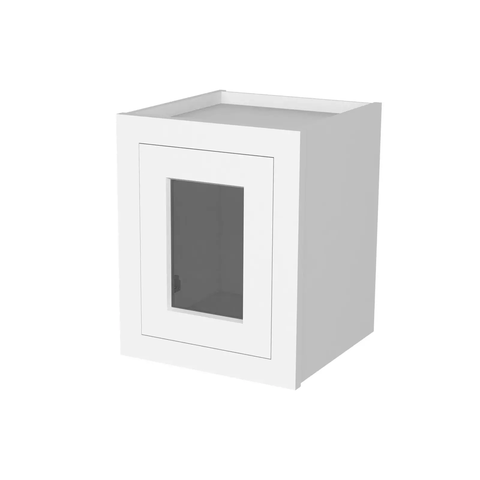 15"H Single GlassDoor Wall Cabinets W1215GD