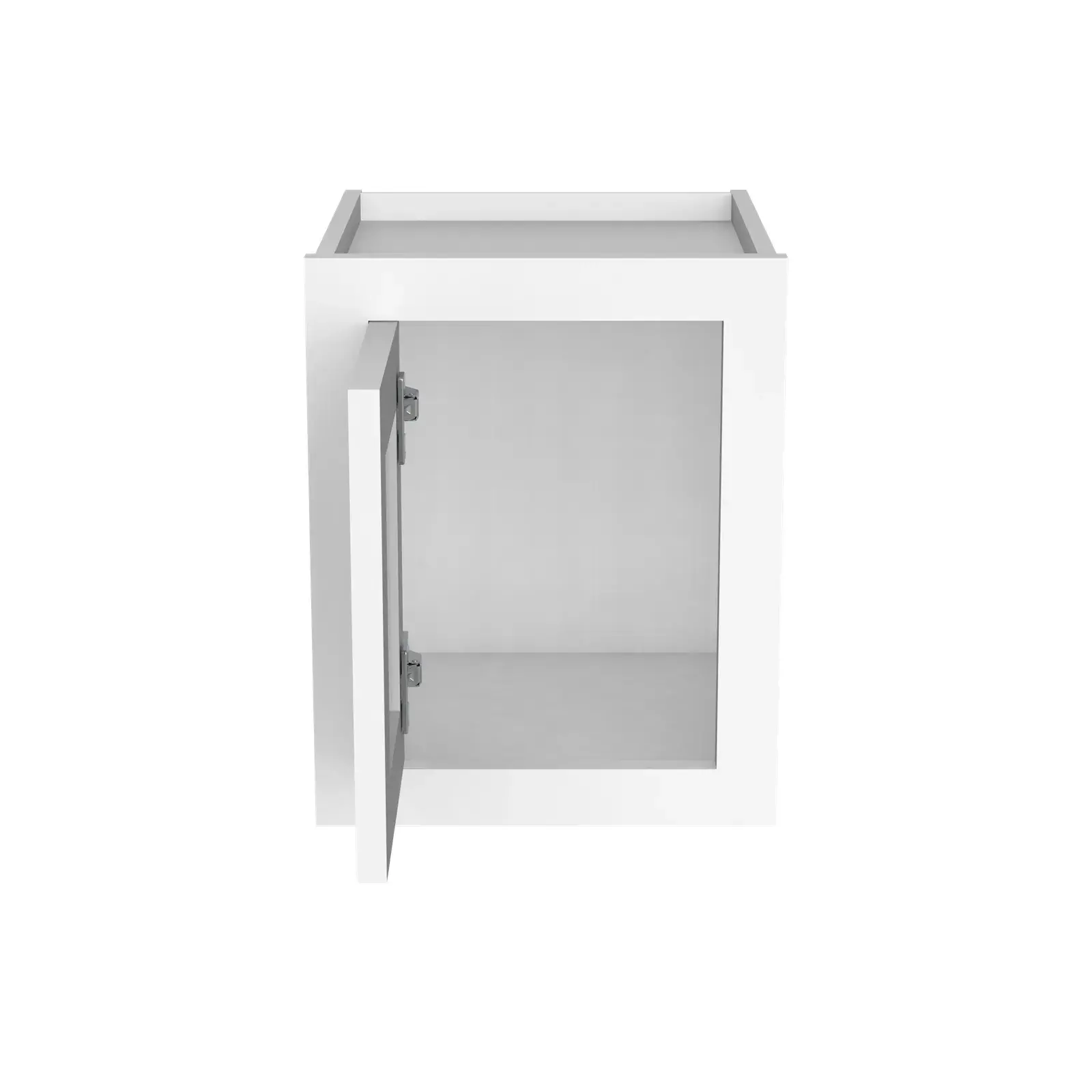 15"H Single GlassDoor Wall Cabinets W1215GD
