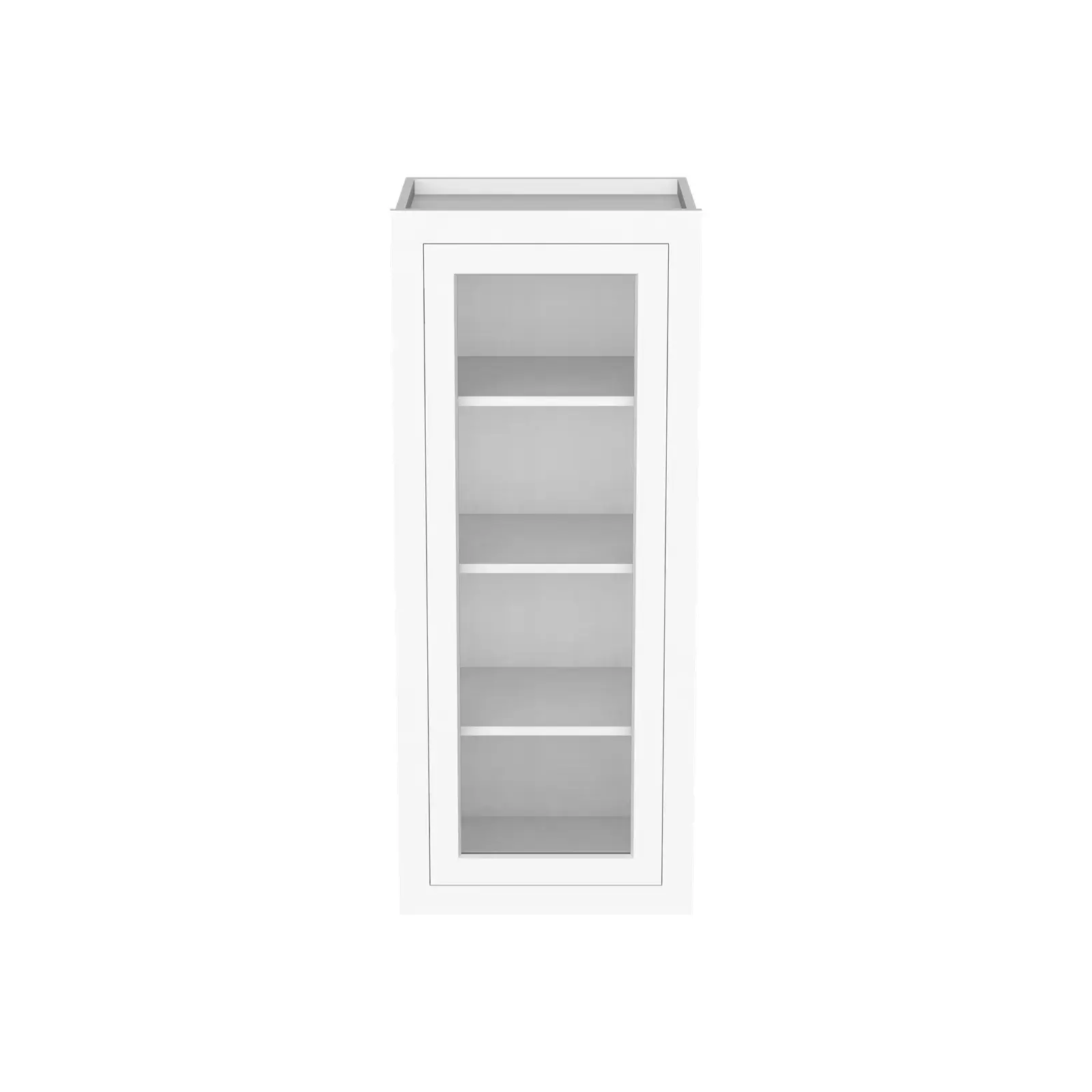 36"H Single GlassDoor Wall Cabinets W1536GD
