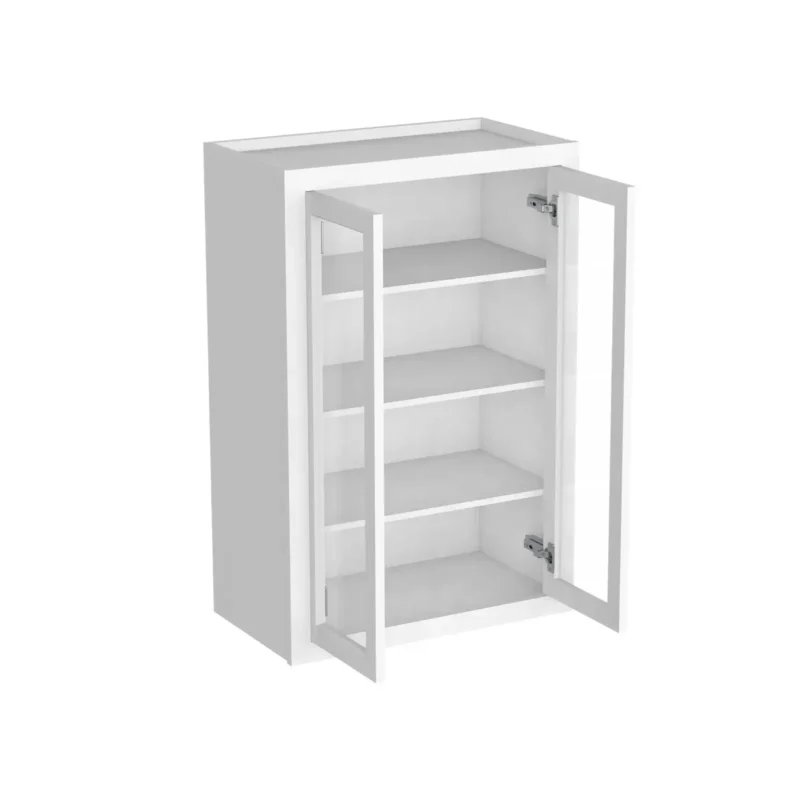 36"H Double GlassDoors Wall Cabinets W2436GD