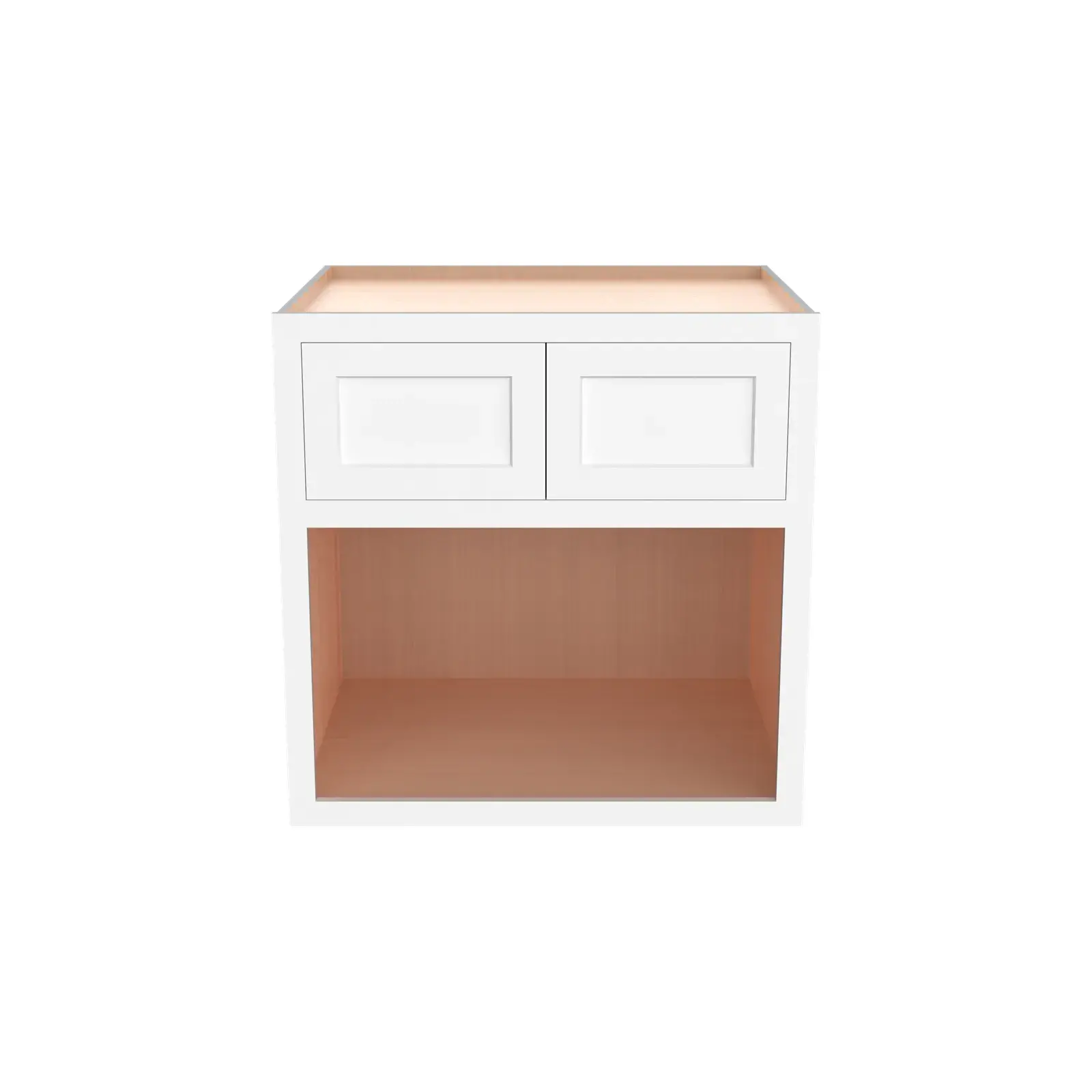 25"D Wall Microwave Open Shelf WM303025