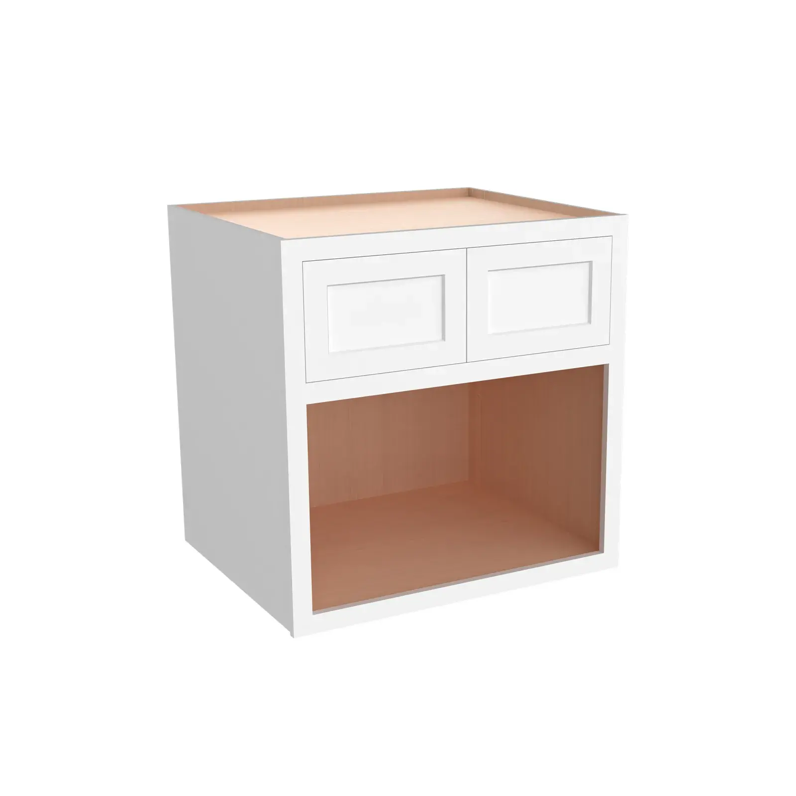 25"D Wall Microwave Open Shelf WM303025