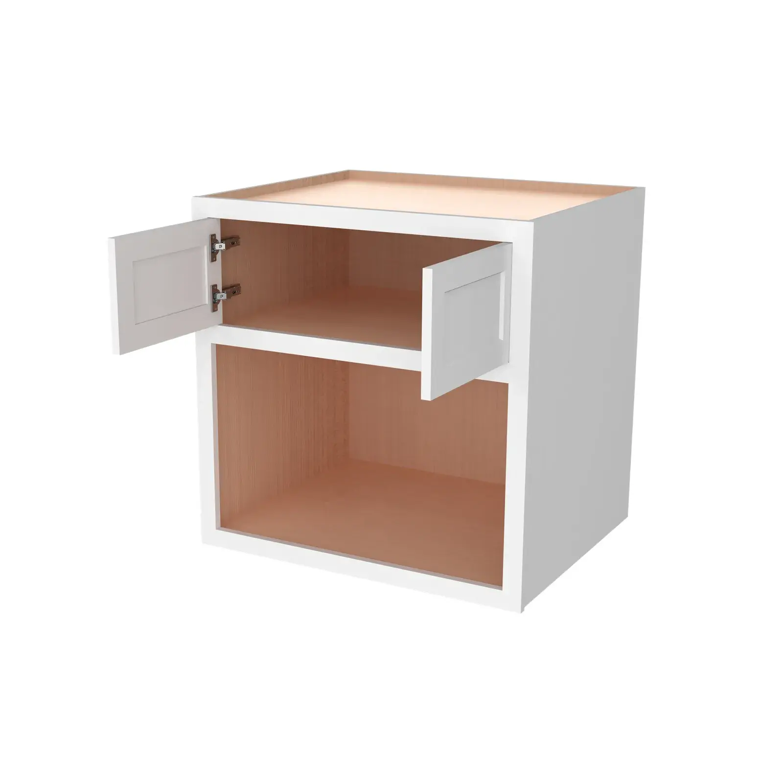 25"D Wall Microwave Open Shelf WM303025