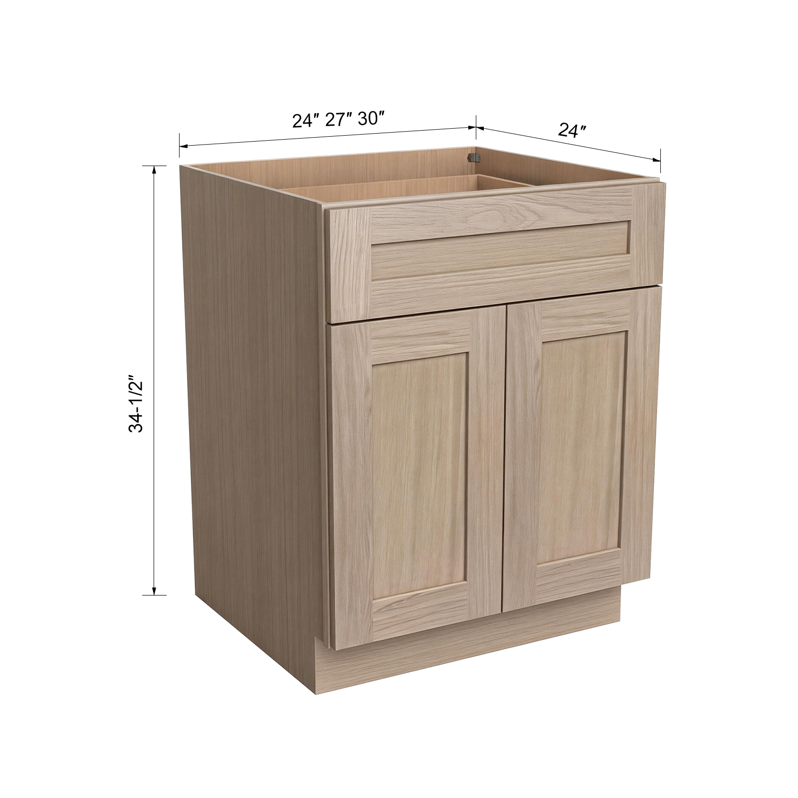 Single Drawer Double Doors Bases B30