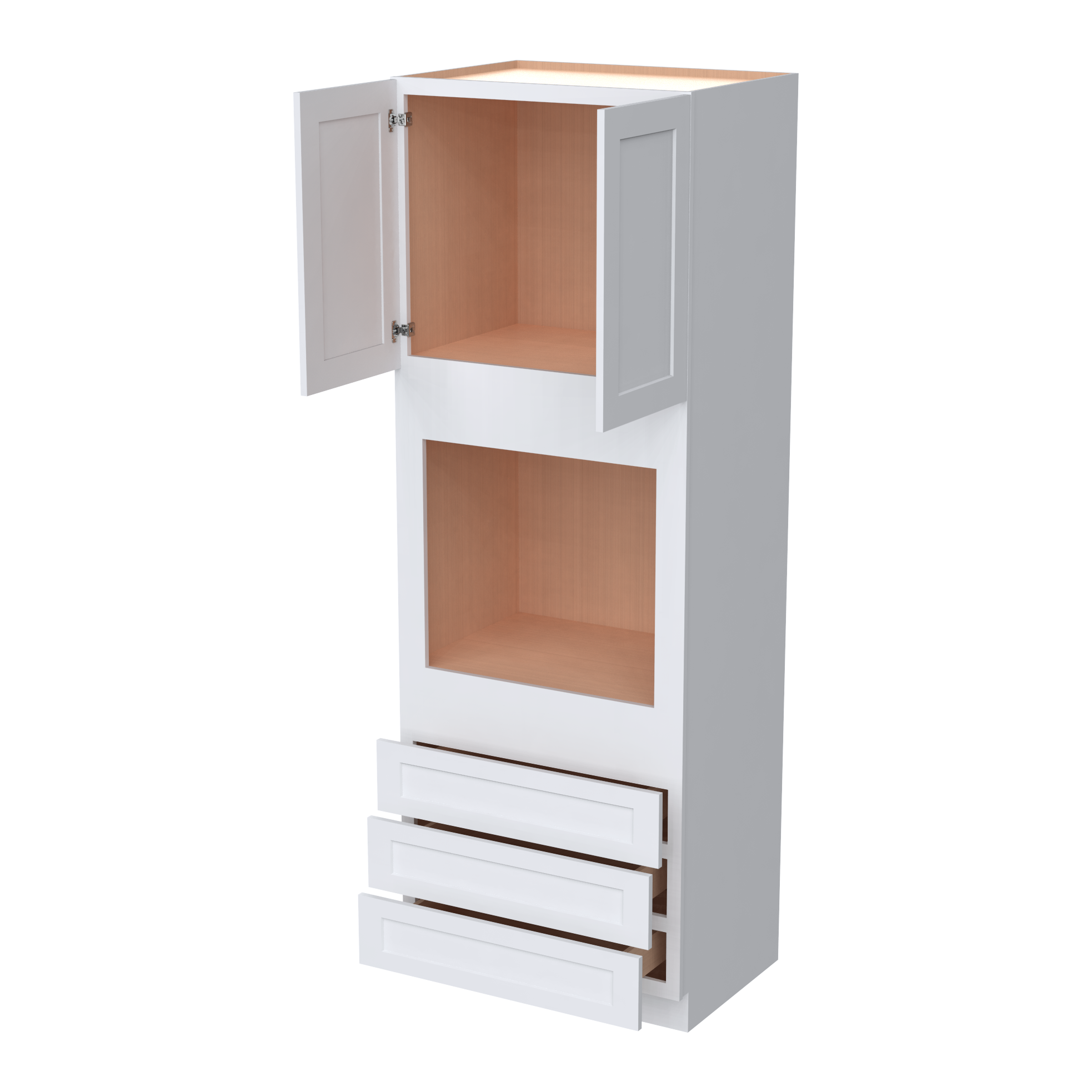 24"D Oven Cabinets With 3 Drawers OD3384