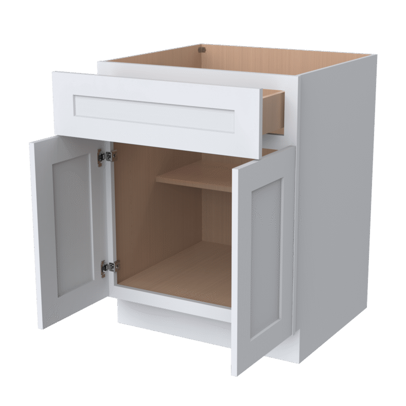 Single Drawer Double Doors Bases B24
