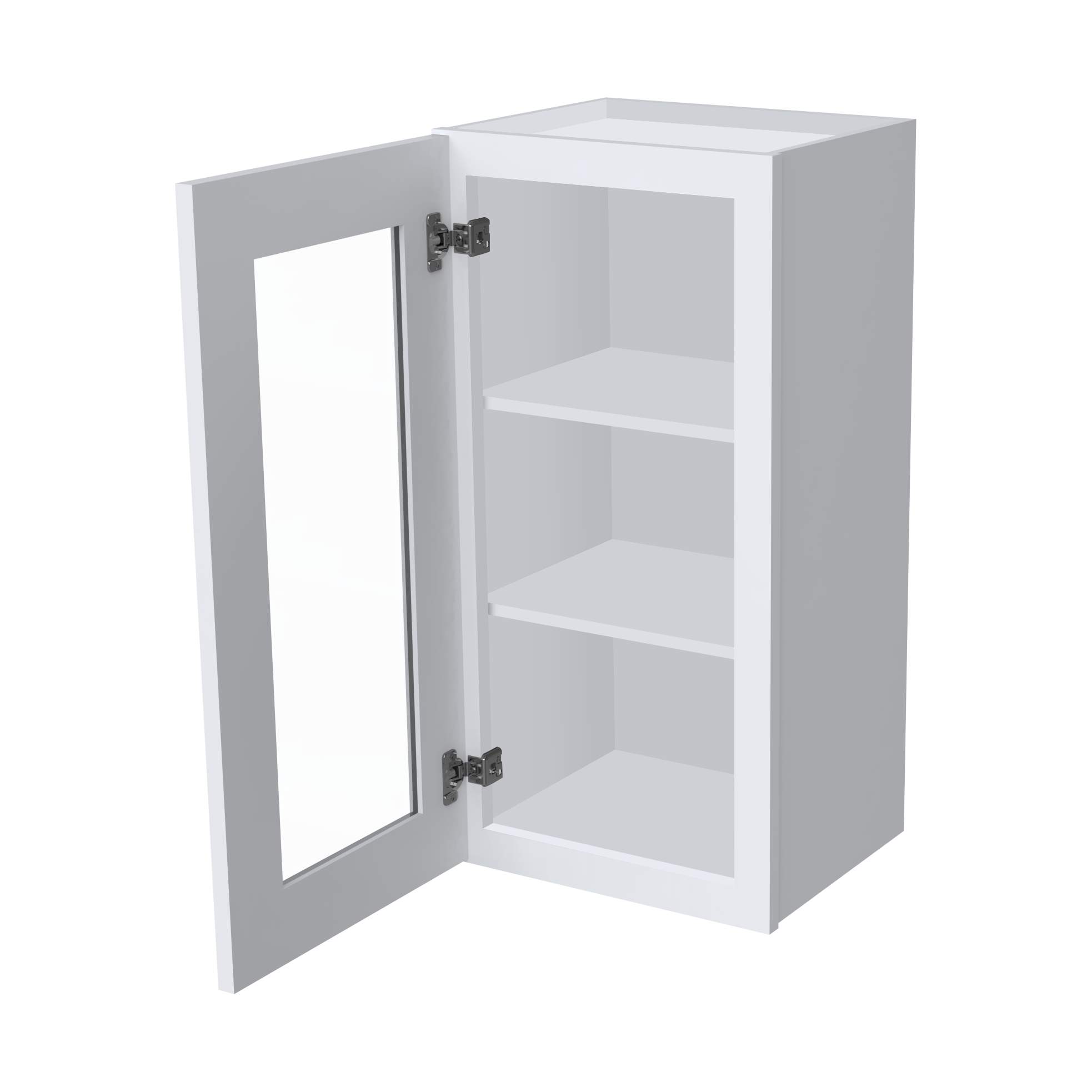 42"H Single GlassDoor Wall Cabinets W1542GD