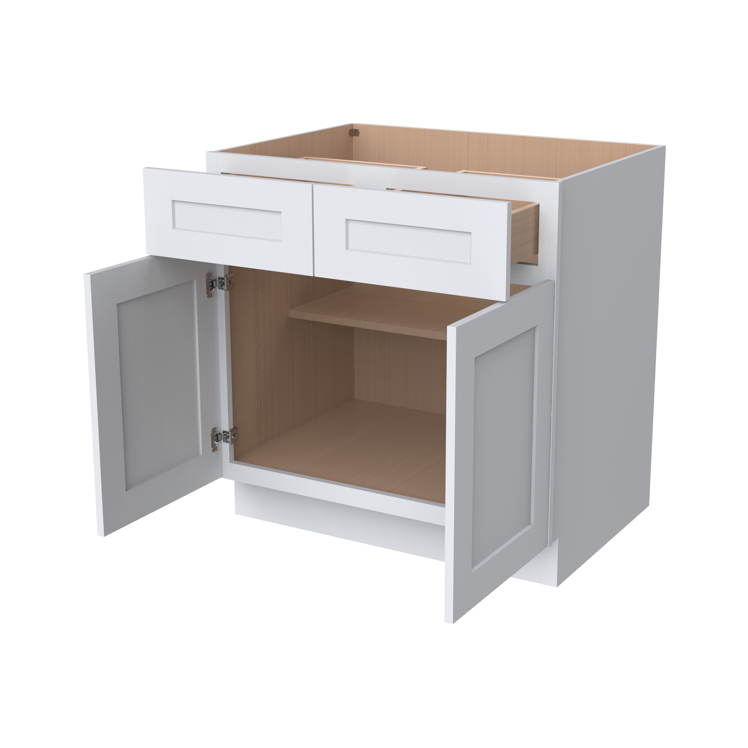 Double Drawers Double Doors Bases B39