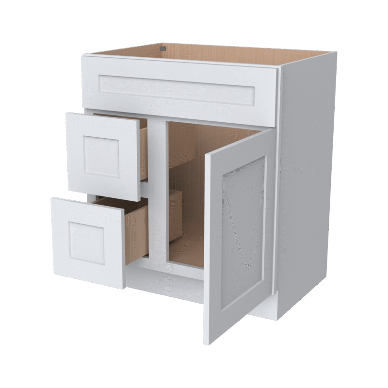 Vanity Sink Bases with 2 Drawers Left VA30-2DL