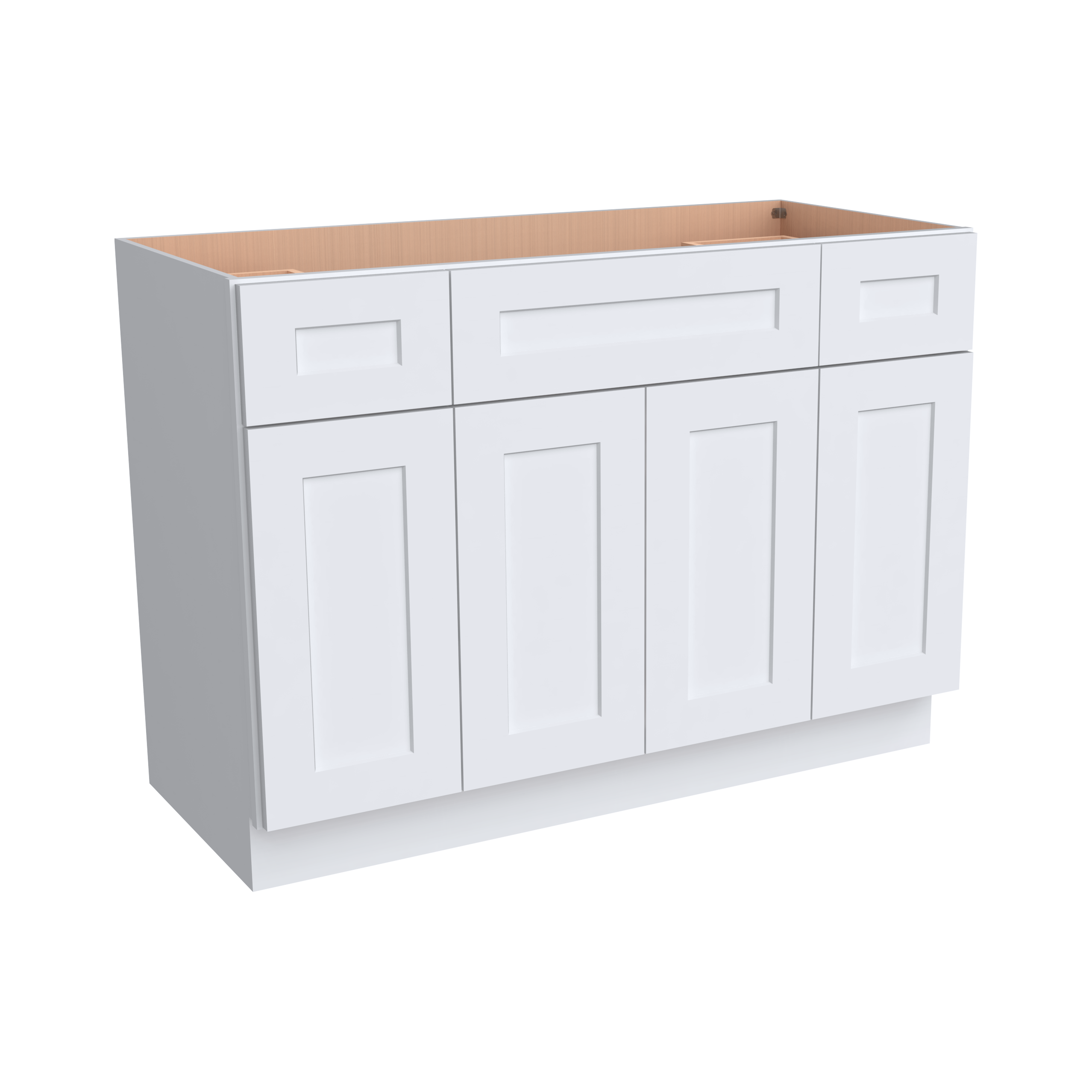 Vanity Single Sink Combo with 4 Doors VSD48