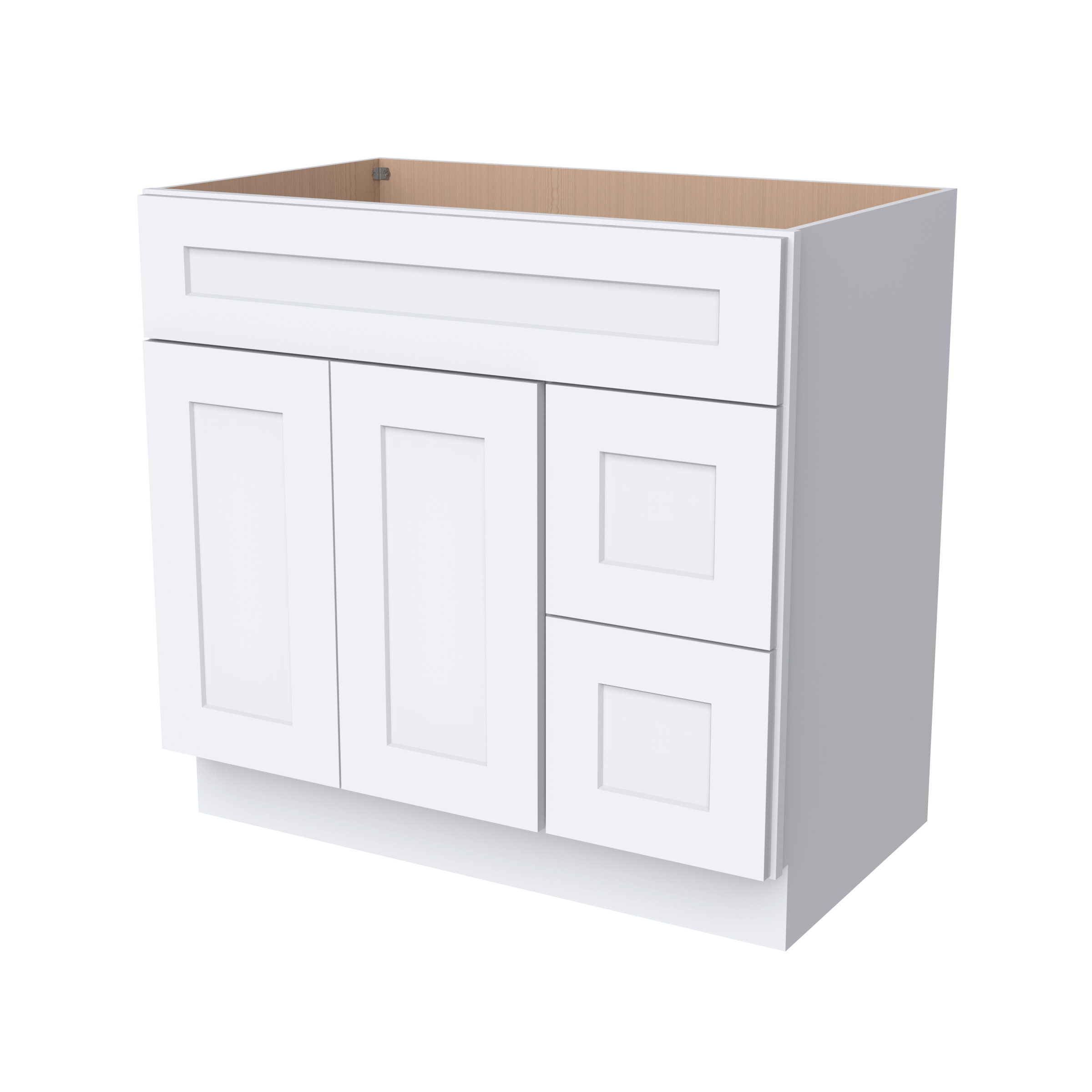 Vanity Sink Bases with 2 Drawer Right VA42-2DR