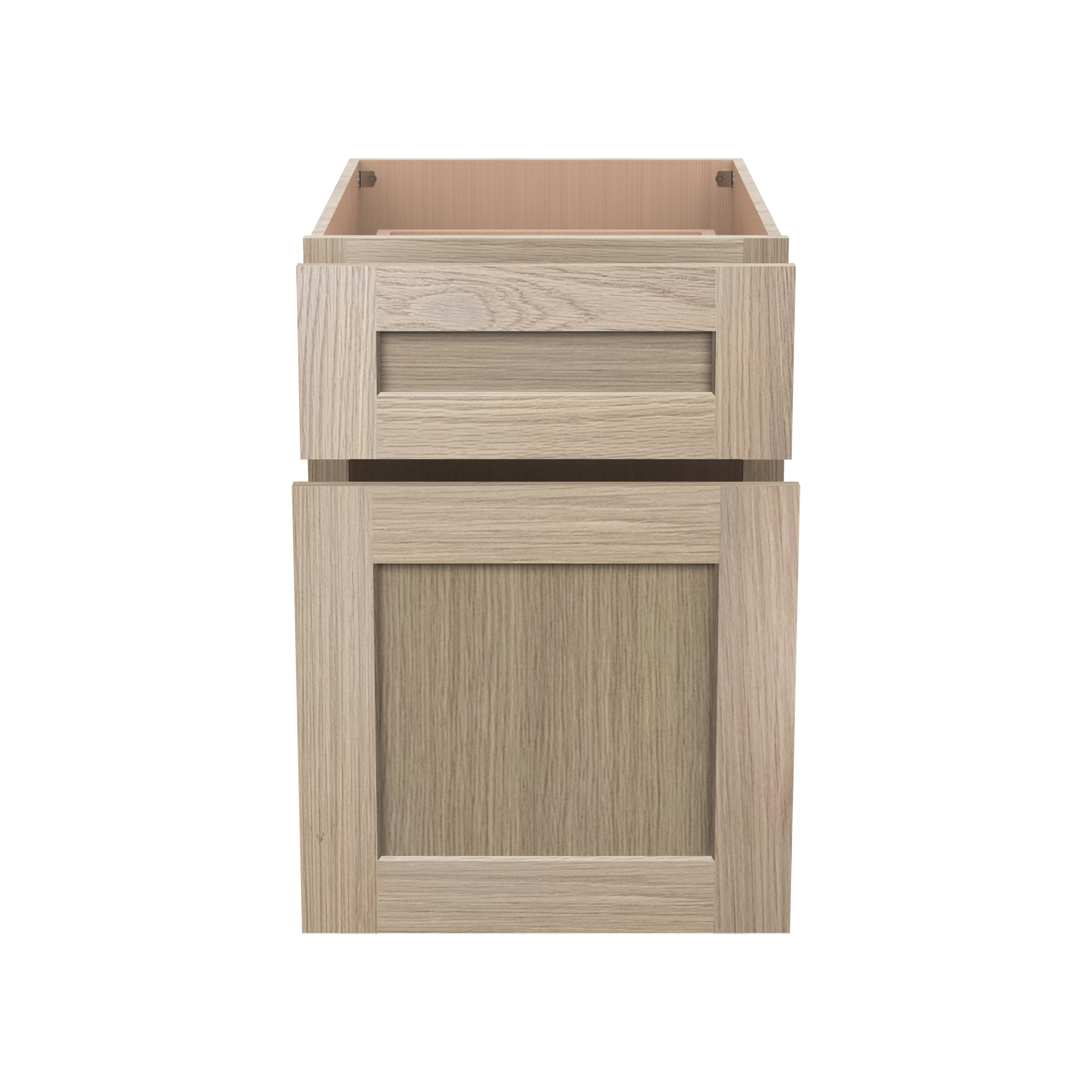 Base Waste Basket Cabinet-2Bins BWBK18-2A