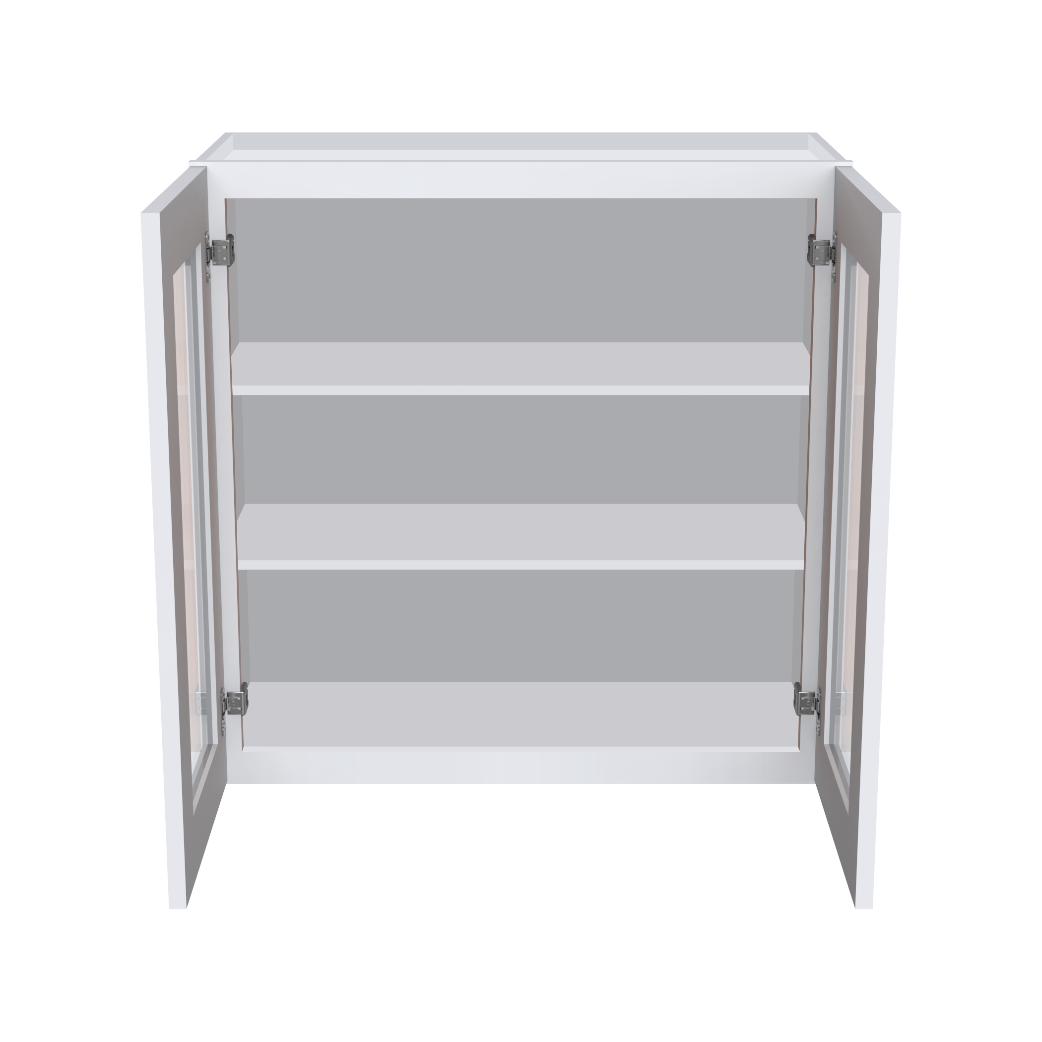 30"H Double GlassDoors Wall Cabinets W3330GD