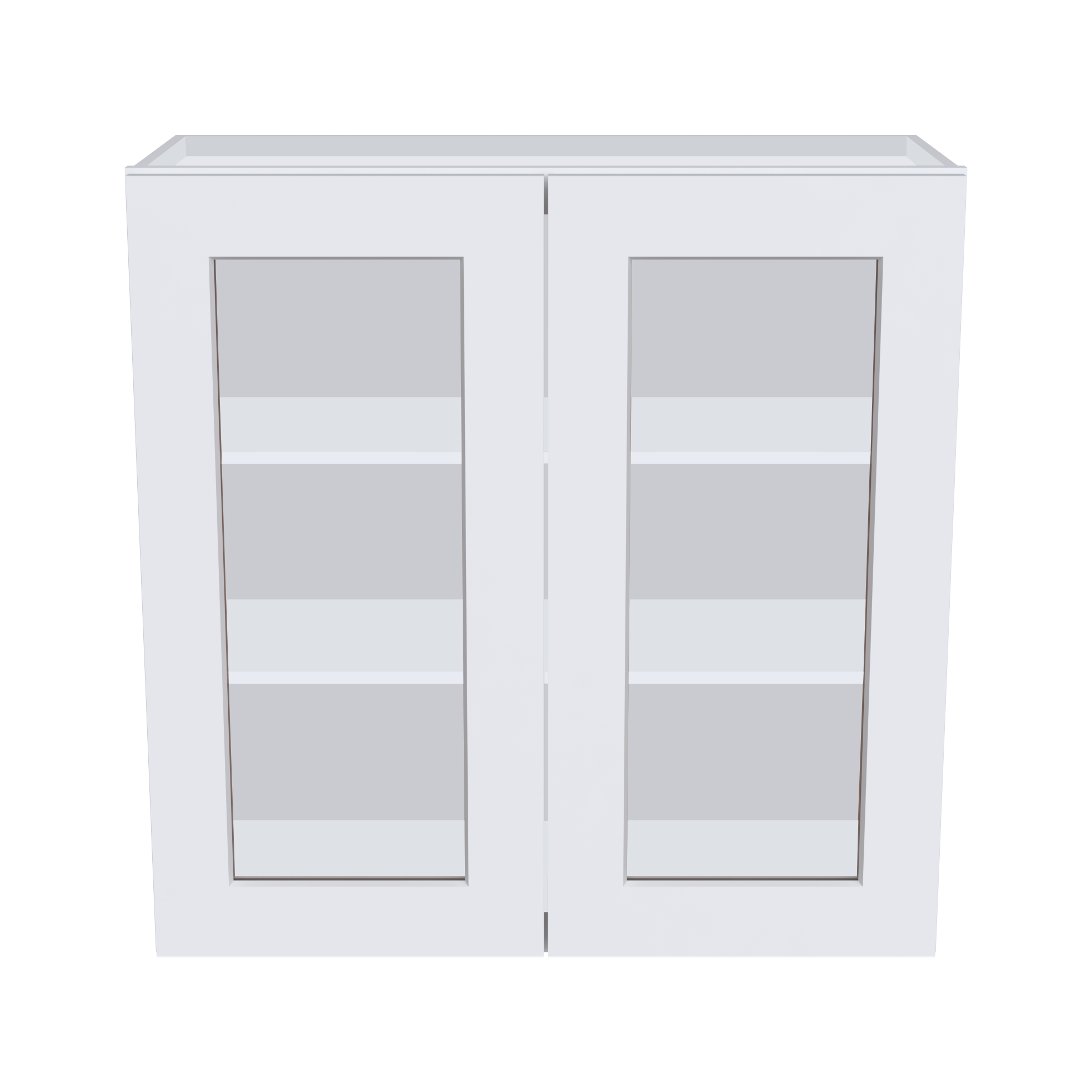 30"H Double GlassDoors Wall Cabinets W3330GD