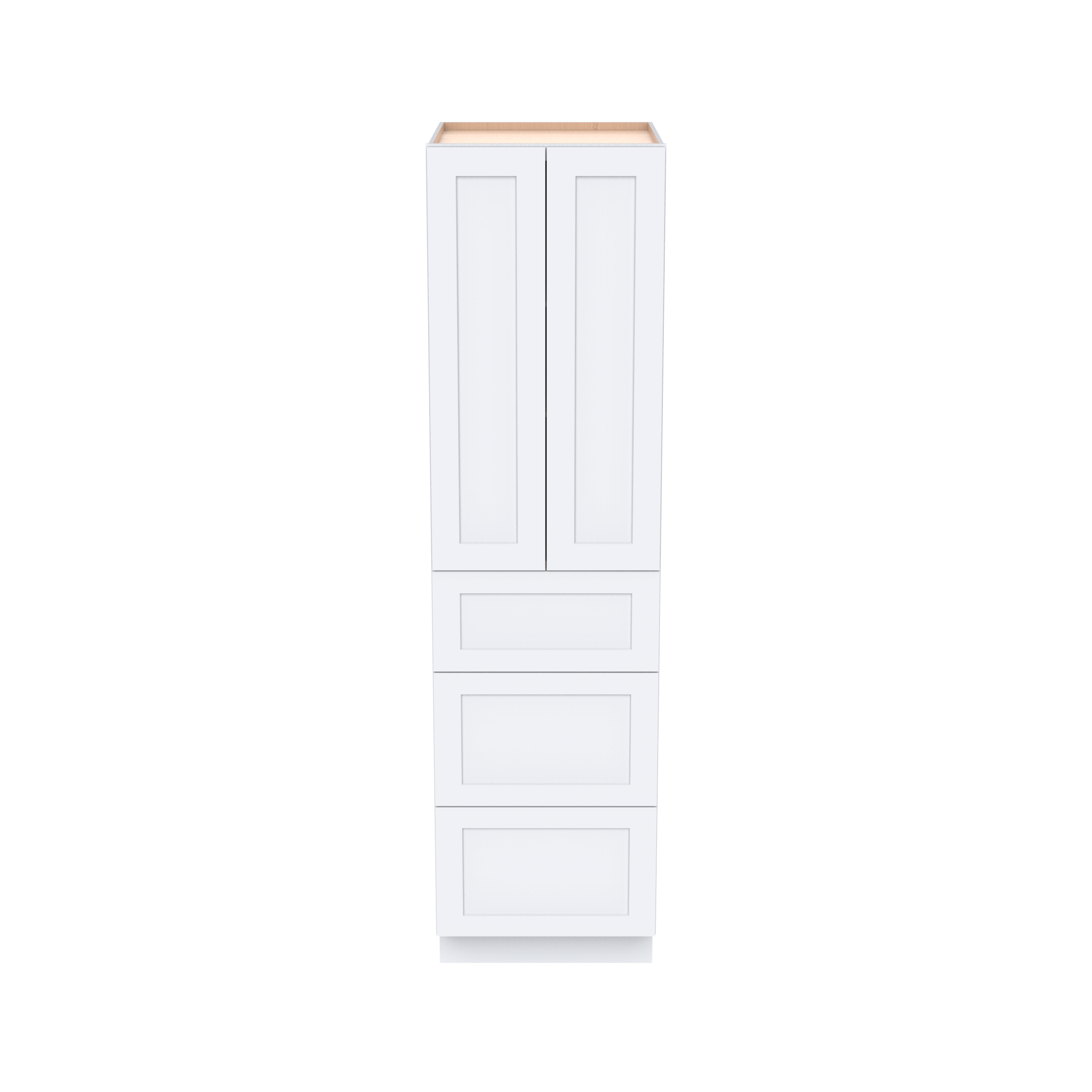 24"D Wall Pantry With Three Drawers WDP3090