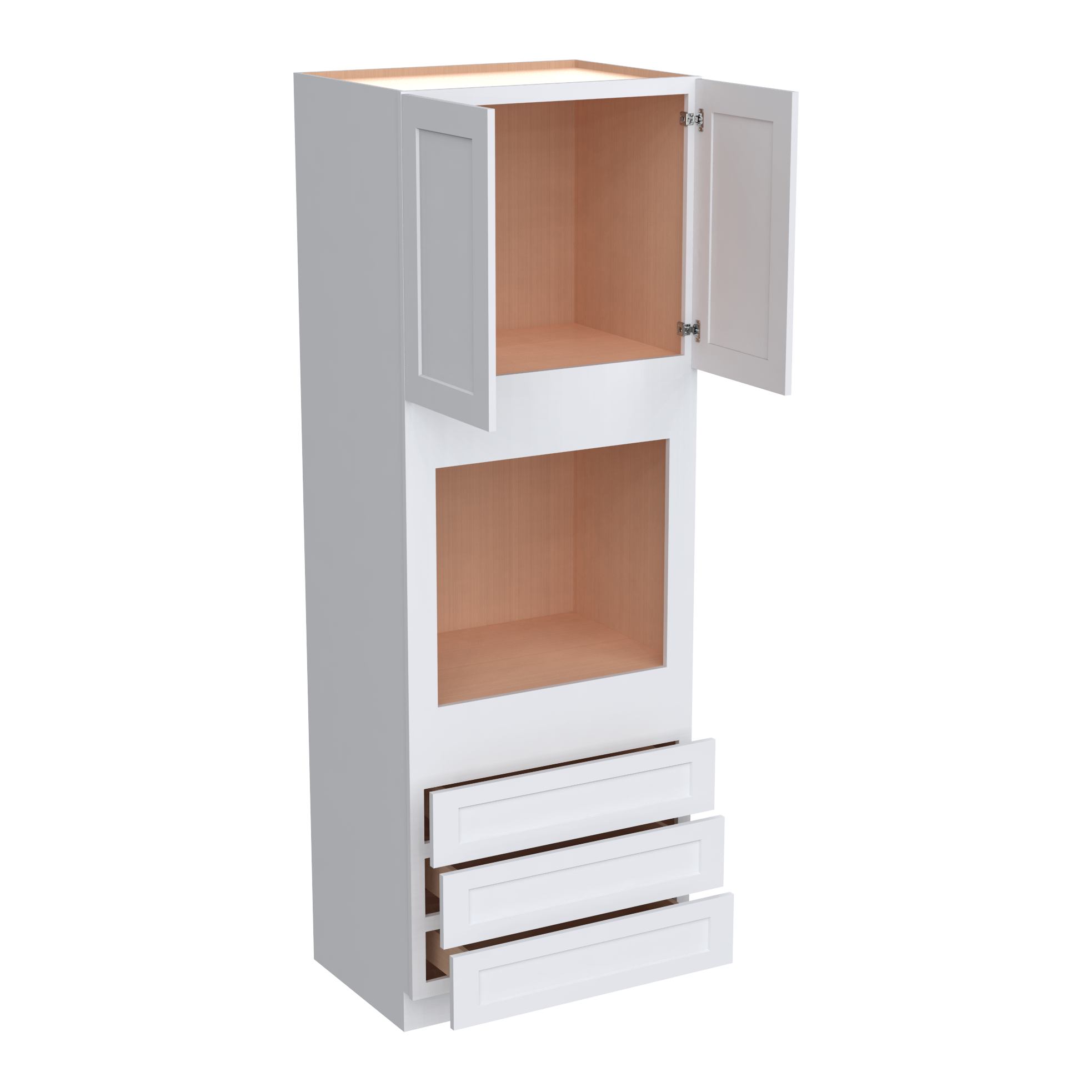 24"D Oven Cabinets With 3 Drawers OD3384