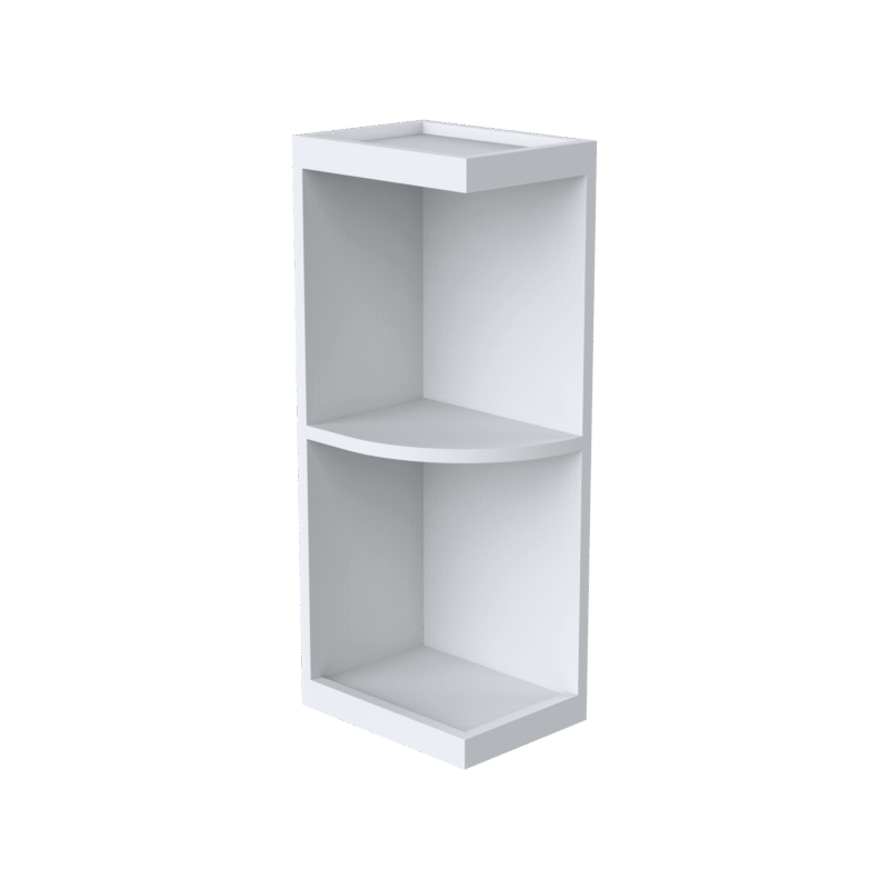 9" W Wall End Open Shelves WES0930