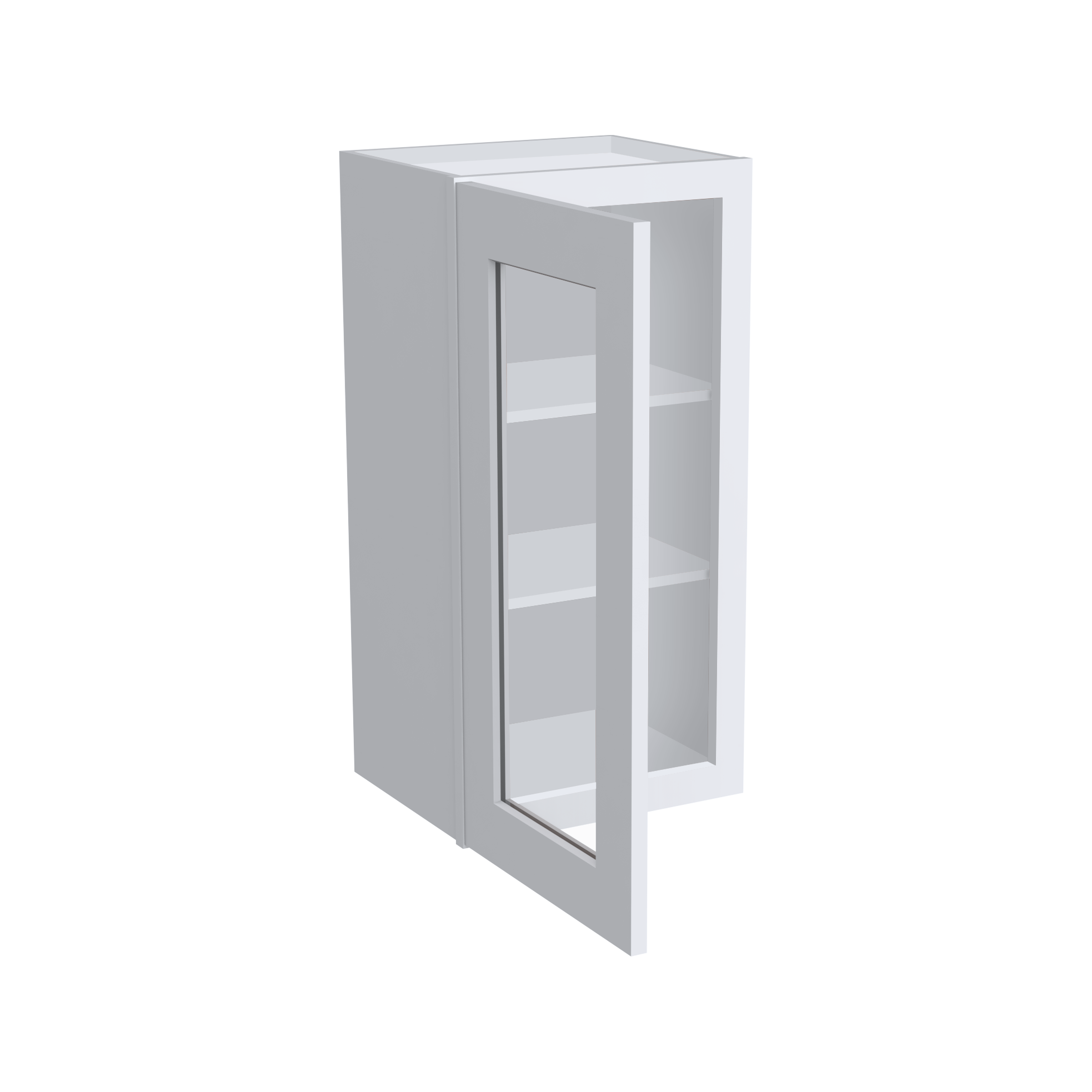 42"H Single GlassDoor Wall Cabinets W1542GD