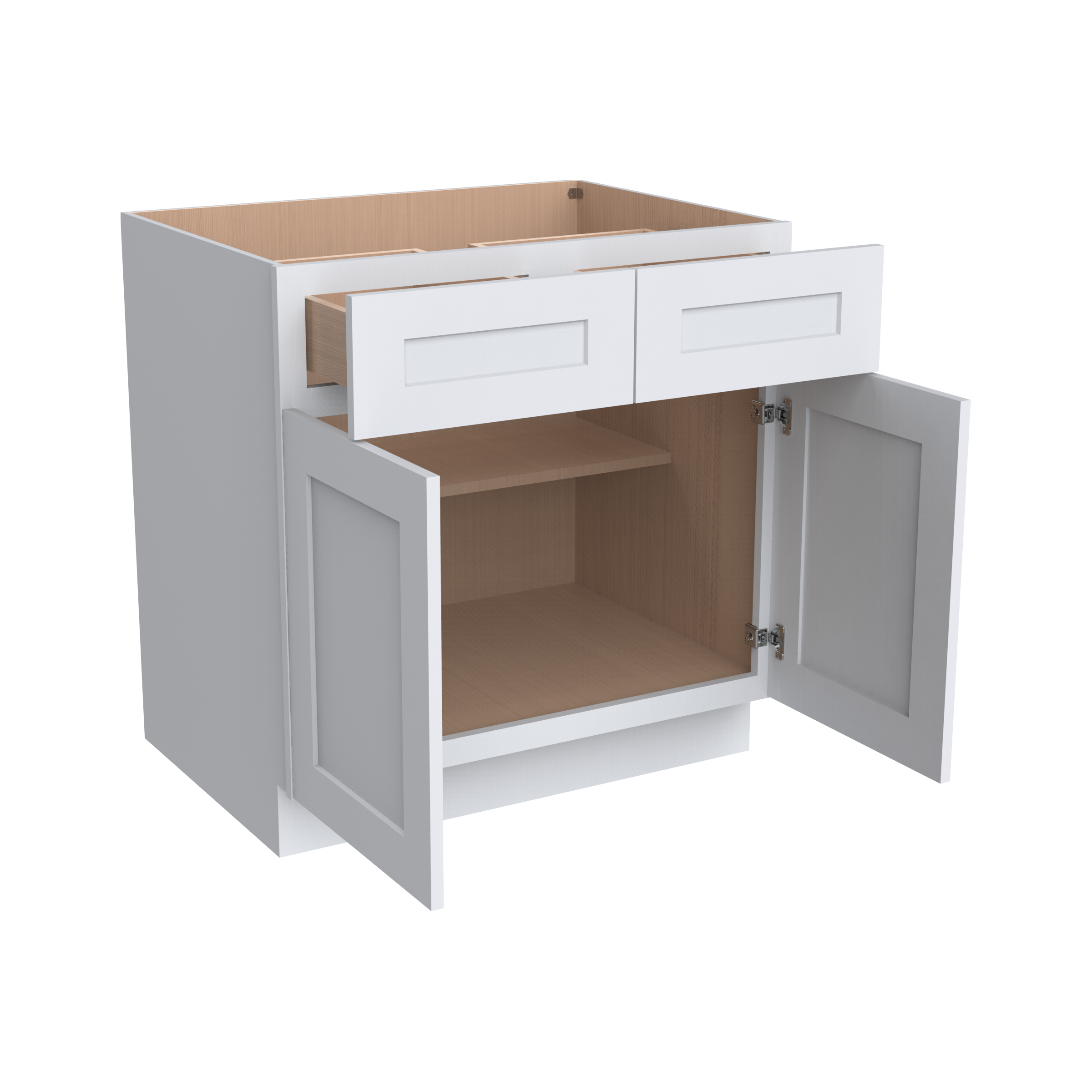 Double Drawers Double Doors Bases B39