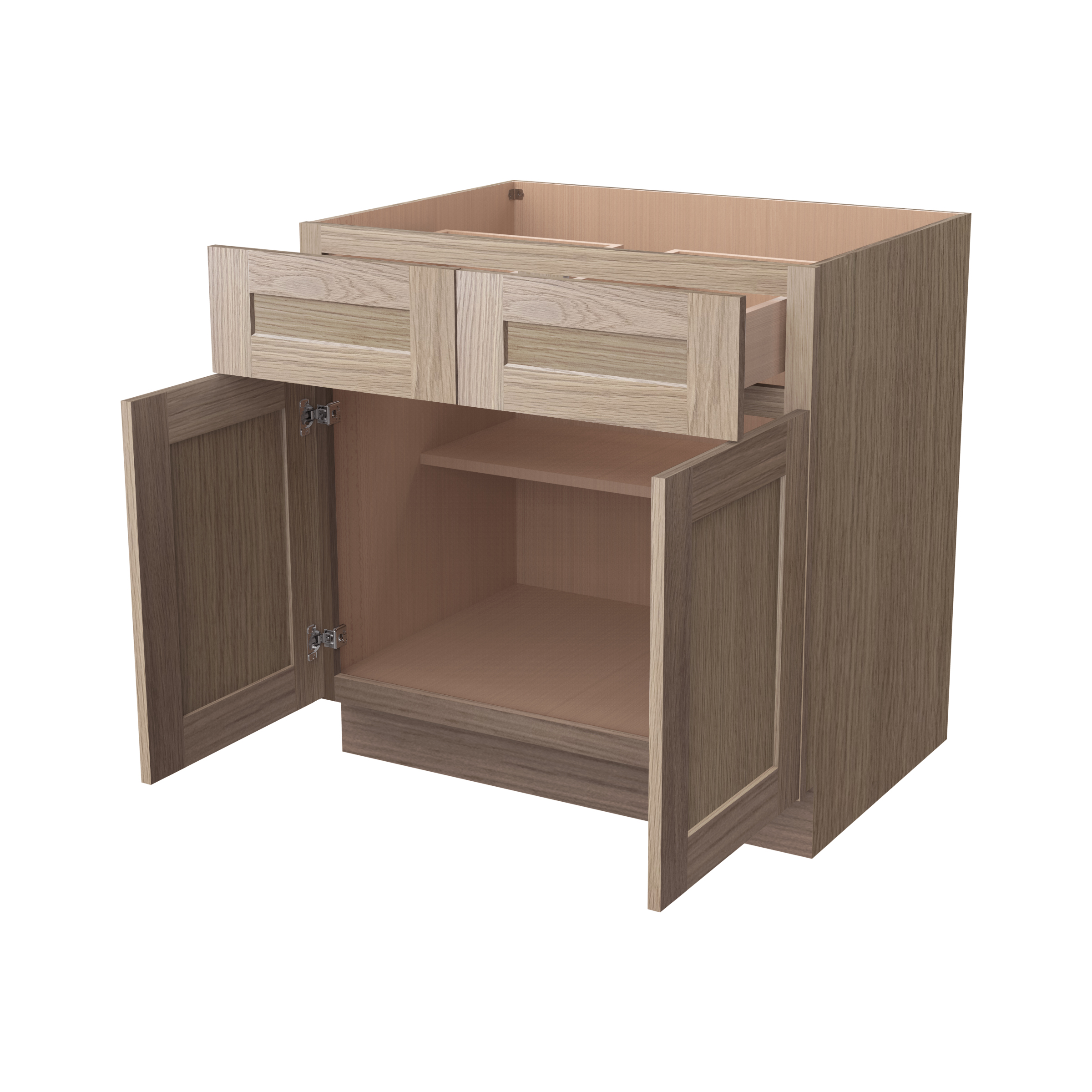 Double Drawers Double Doors Bases B33