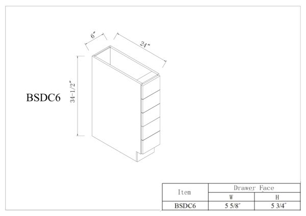 Spice Drawer Base